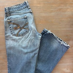 BKE stretch denim. Boot/flare style. Size 26x33.5.